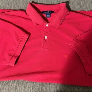 Brook Brothers Men's Vibrant Red Polo Shirt